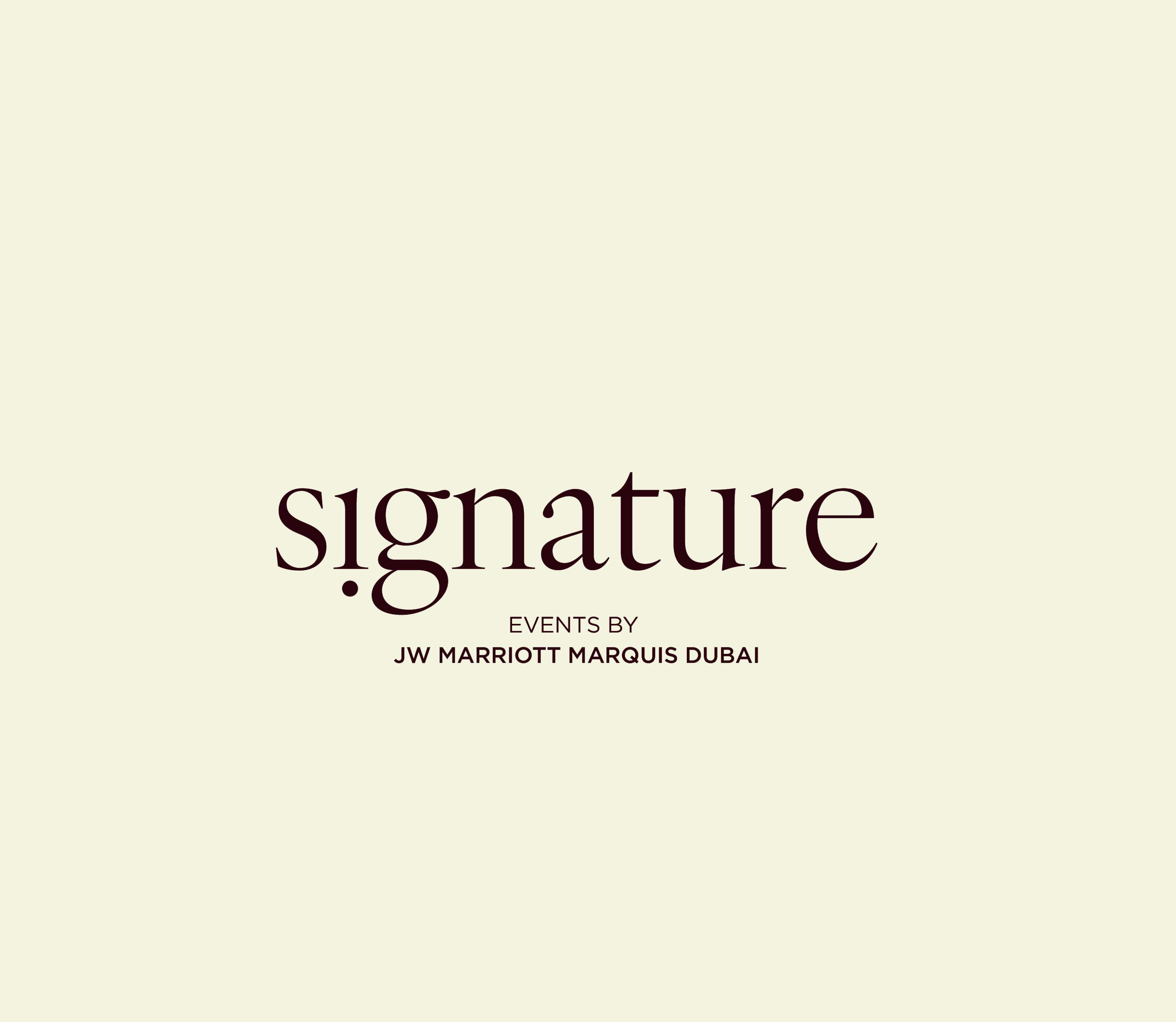 Signature Events by JW Marriott Marquis Dubai